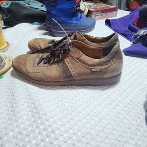 MEPHISTO EUC MENS SZ 10.5 LEATHER LACEUP OXFORDS SNEAKER SHOES